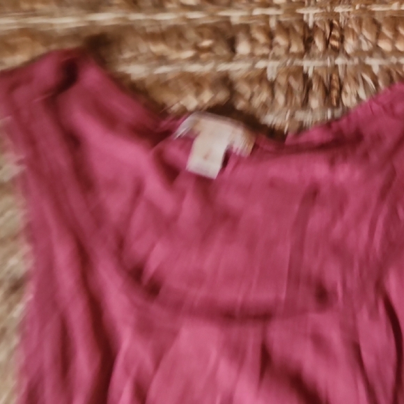 GAP Red and Blue Asymmetrical Ruffled Tank Tops - Picture 4 of 5